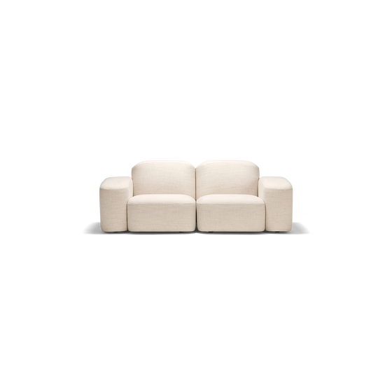 Muse 2 Seat Sofa - [ Hyams Sable ]