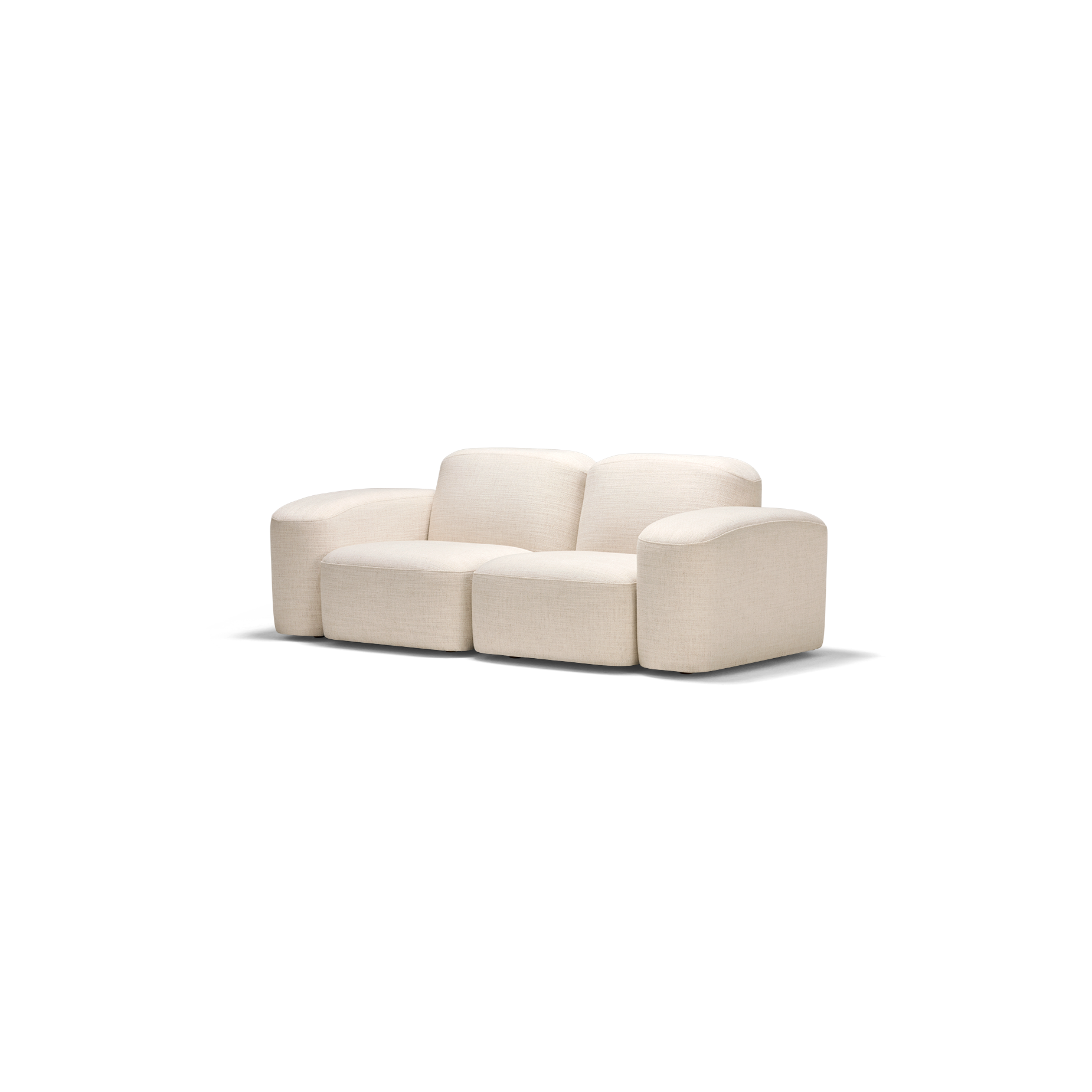 Muse 2 Seat Sofa - [ Hyams Sable ]