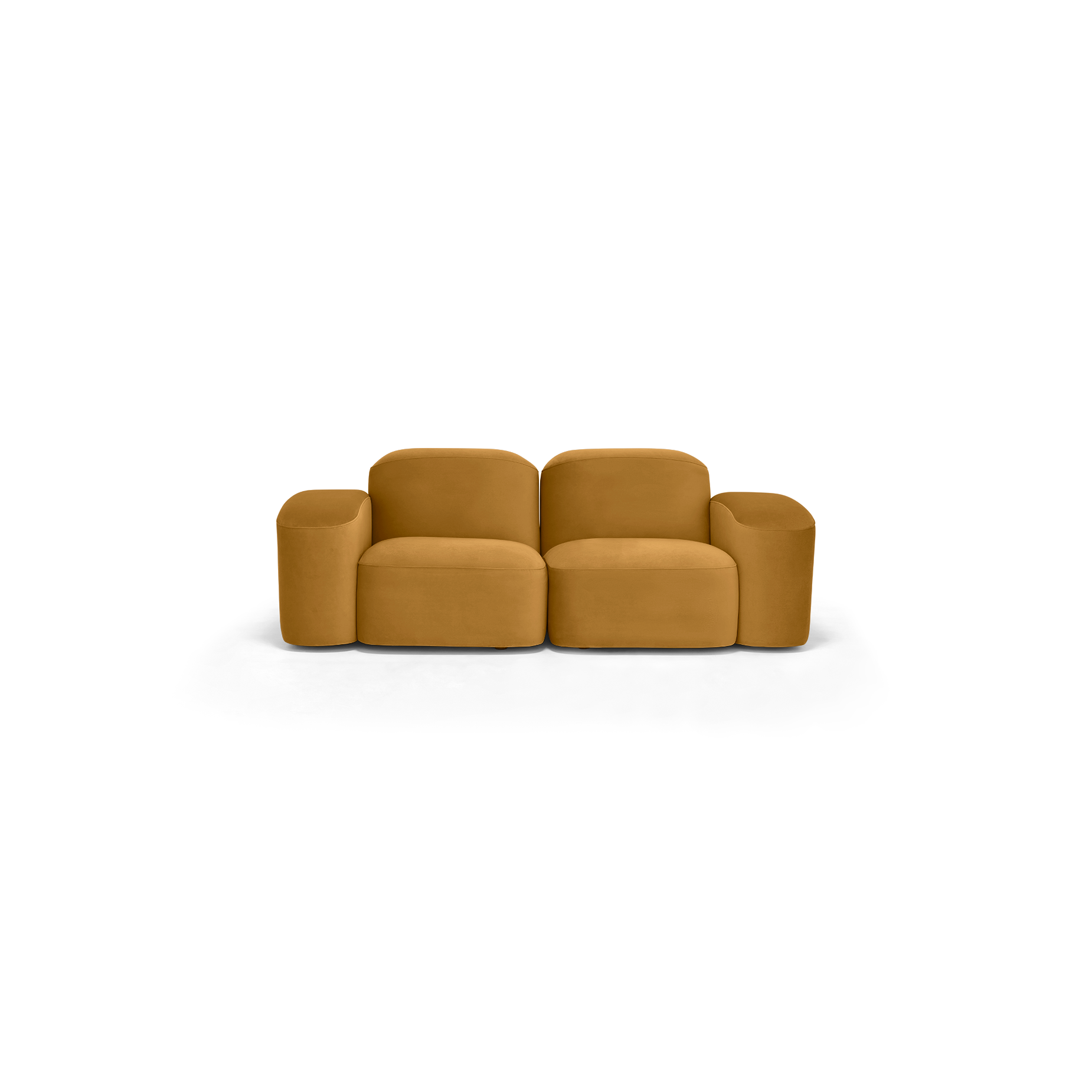 Muse 2 Seat Sofa - [ Malibu Almond ]
