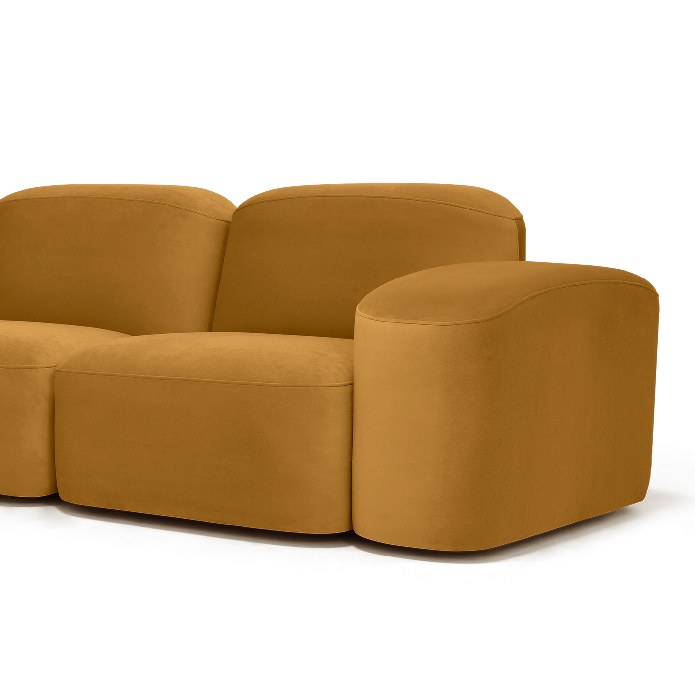 Muse 2 Seat Sofa - [ Malibu Almond ]