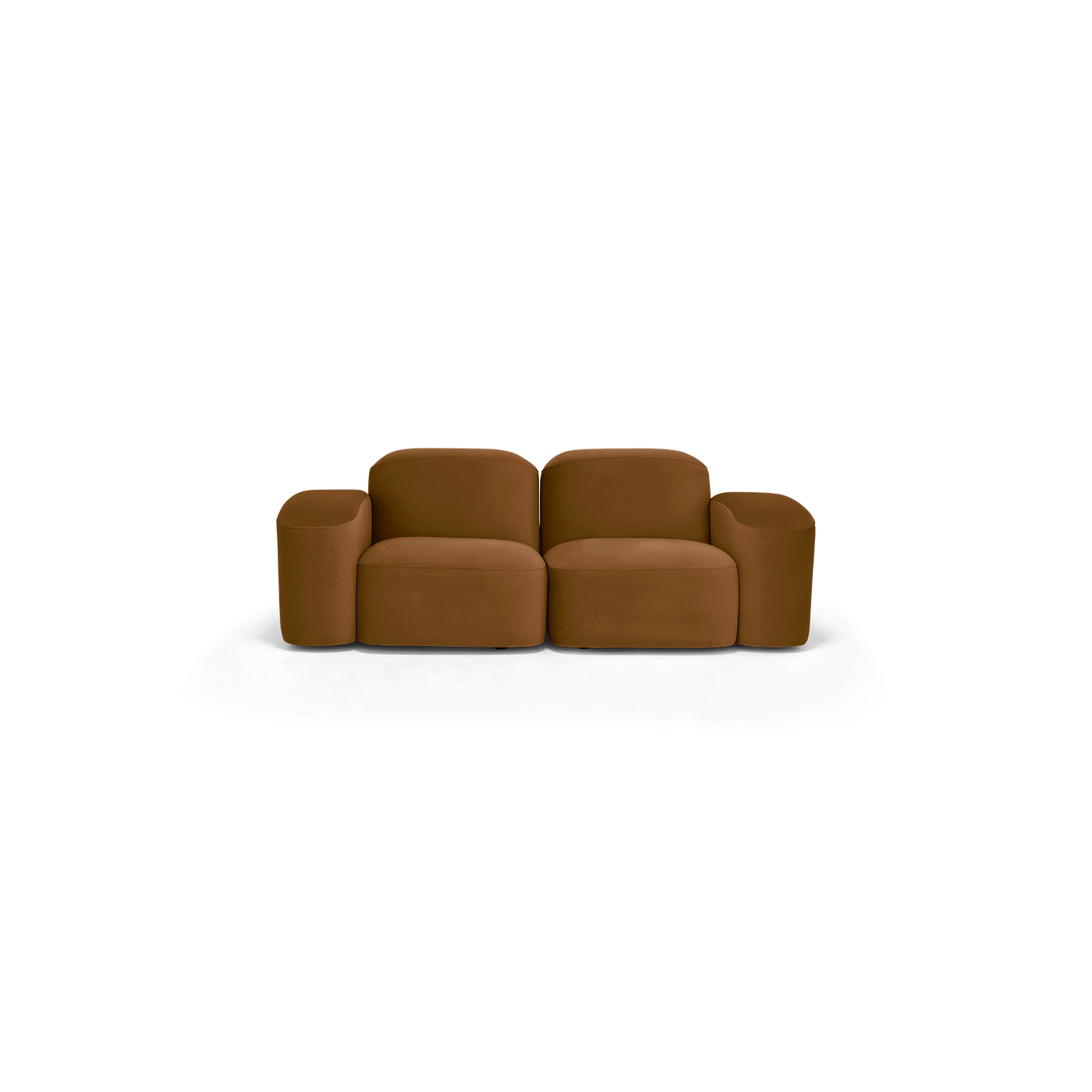 Muse 2 Seat Sofa - [ Malibu Cognac ]