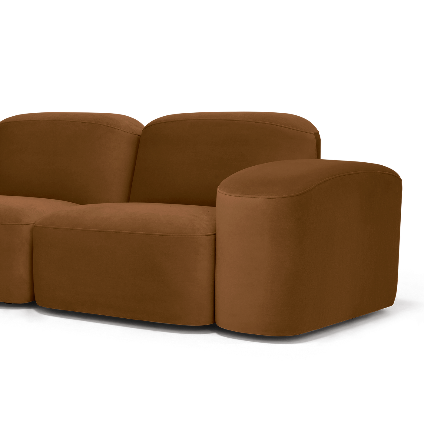 Muse 2 Seat Sofa - [ Malibu Cognac ]