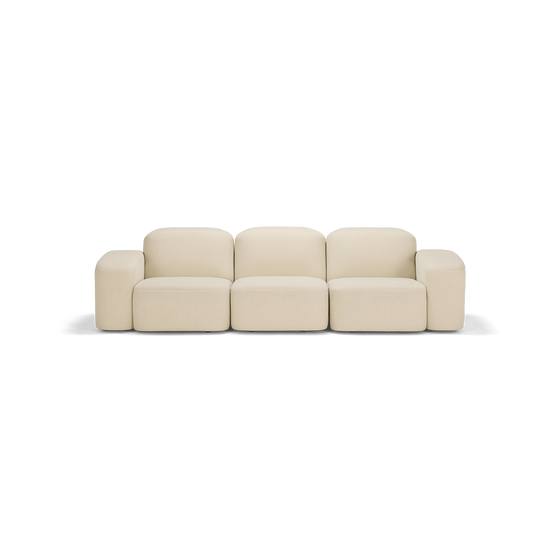 Muse 3 Seat Sofa - [ Cabarita Natural ]