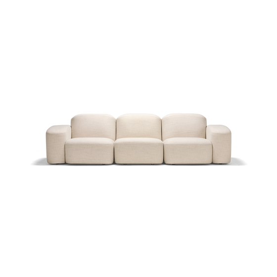 Muse 3 Seat Sofa - [ Hyams Sable ]