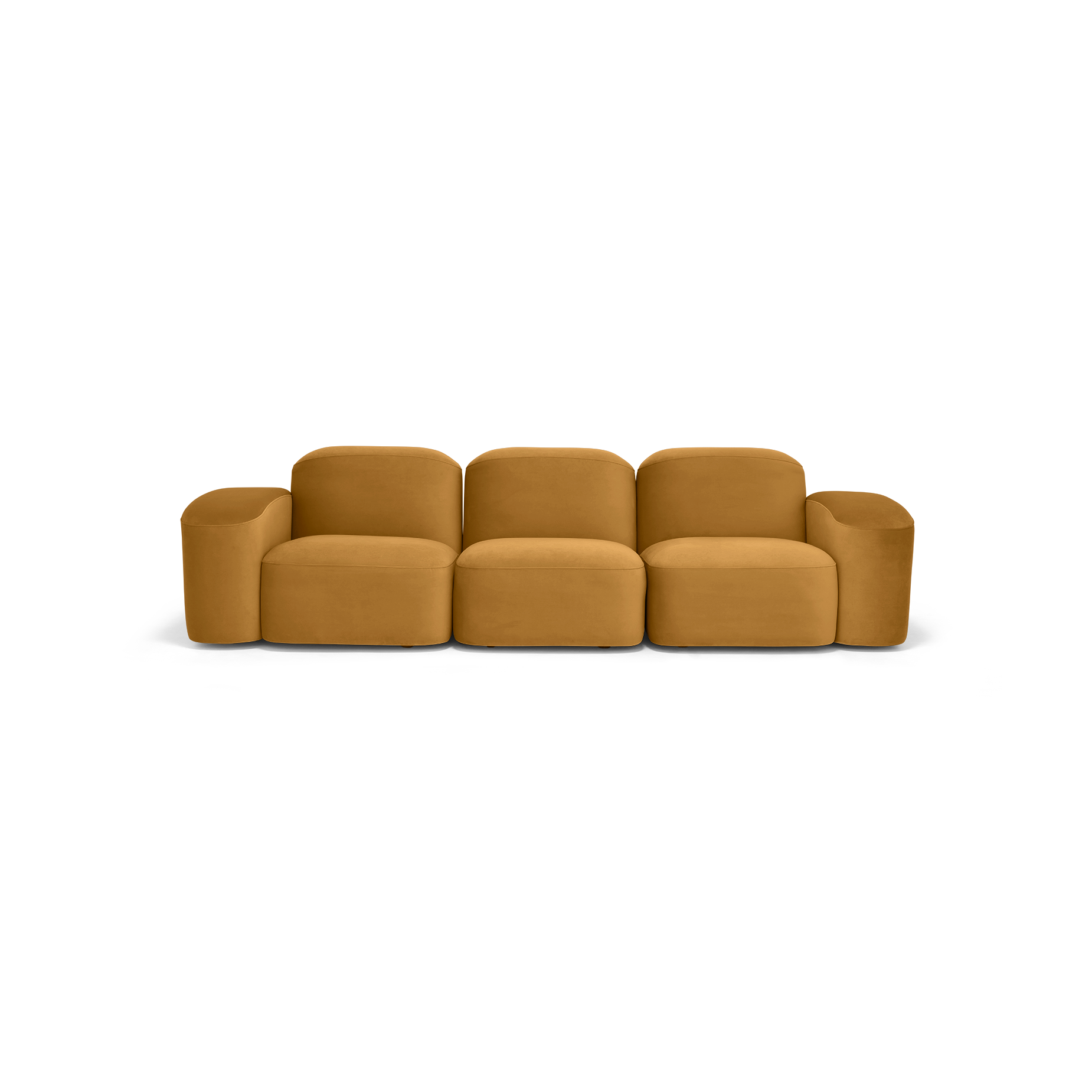 Muse 3 Seat Sofa - [ Malibu Almond ]