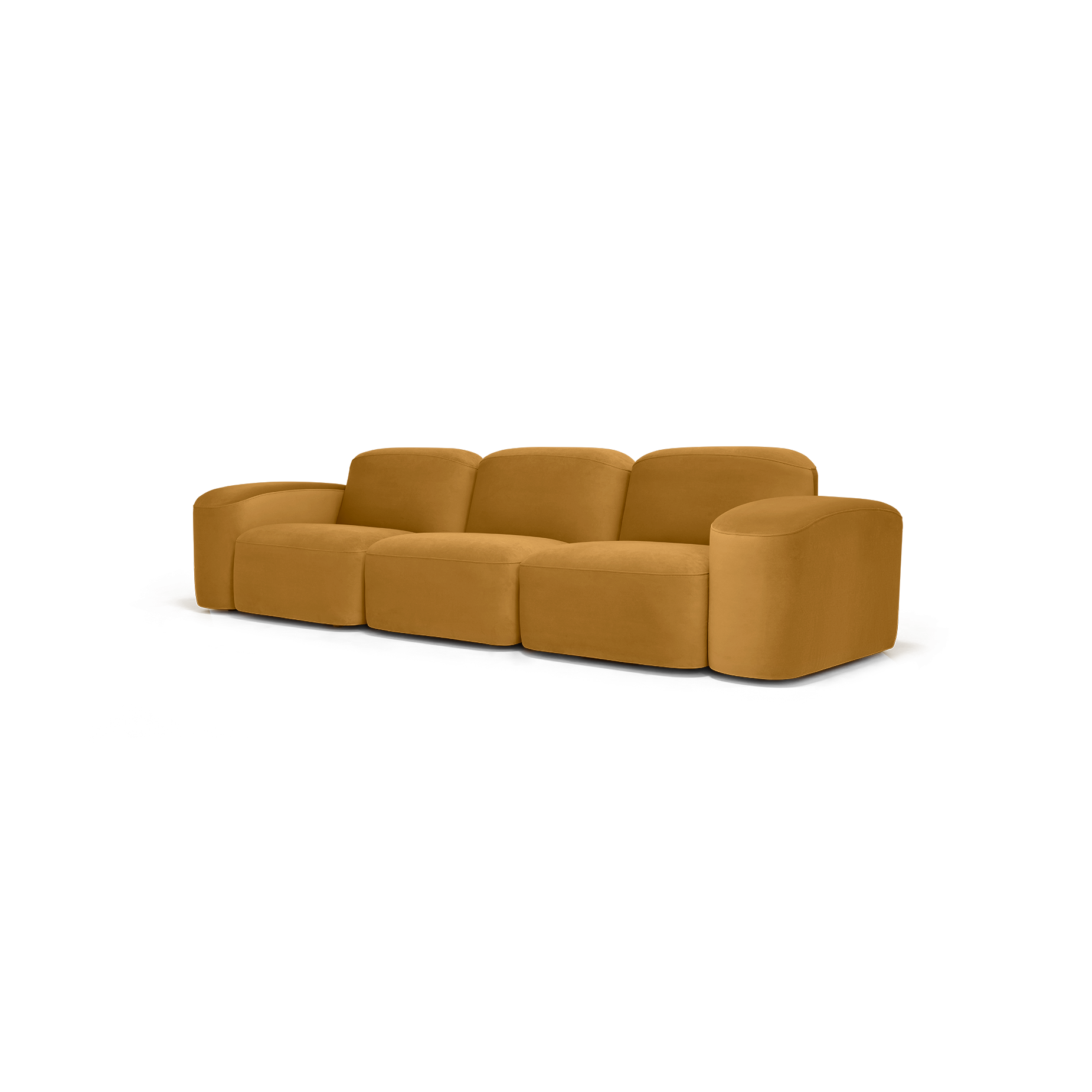 Muse 3 Seat Sofa - [ Malibu Almond ]