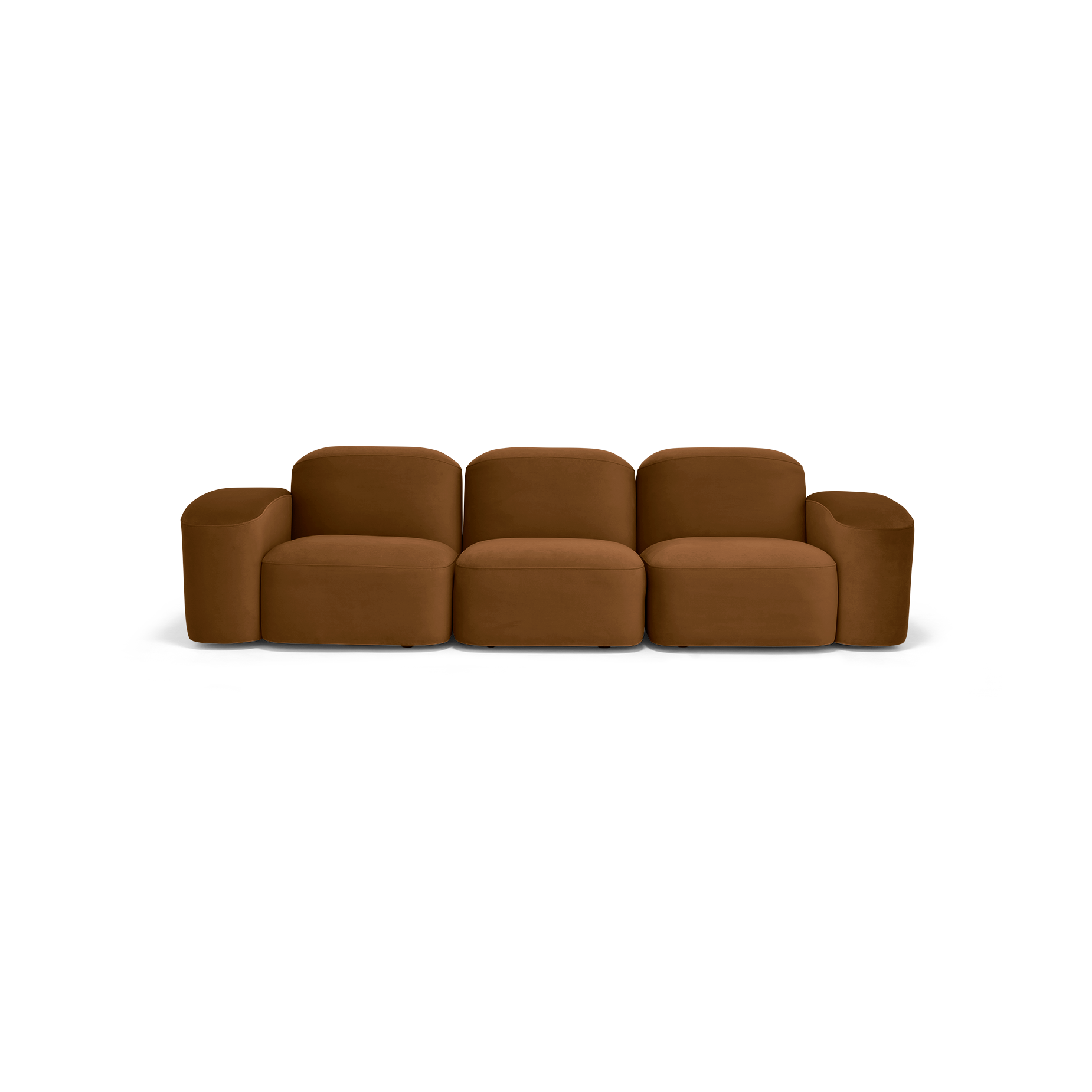 Muse 3 Seat Sofa - [ Malibu Cognac ]
