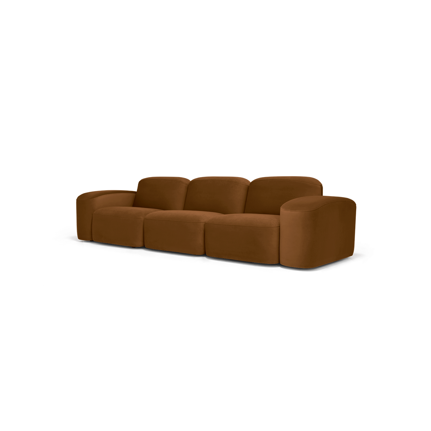 Muse 3 Seat Sofa - [ Malibu Cognac ]