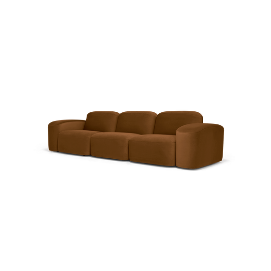 Muse 3 Seat Sofa - [ Malibu Cognac ]