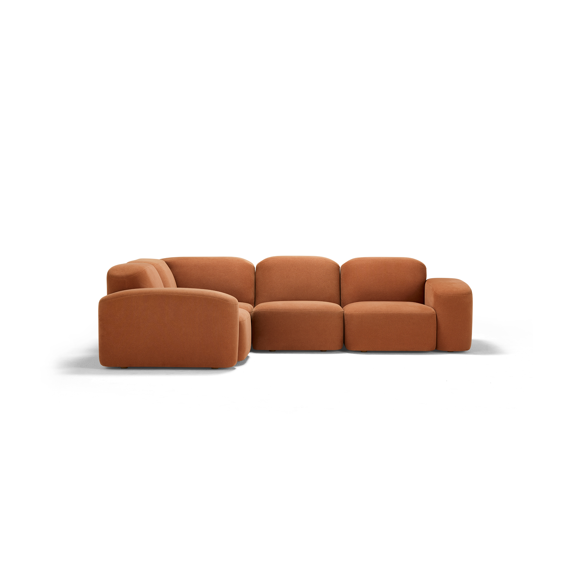 Muse 4 Piece Modular Sofa - [ Cabarita Hazel ]