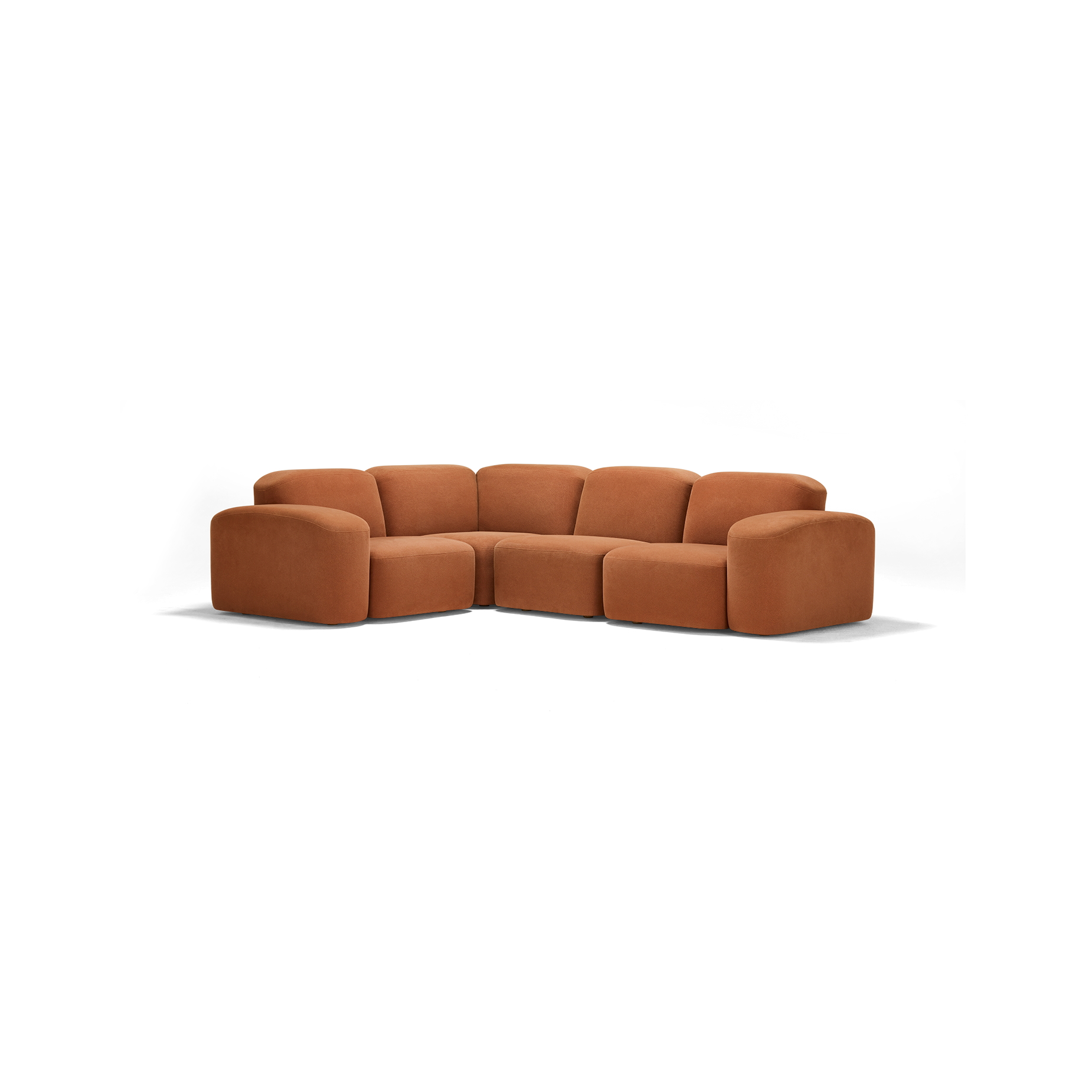 Muse 4 Piece Modular Sofa - [ Cabarita Hazel ]