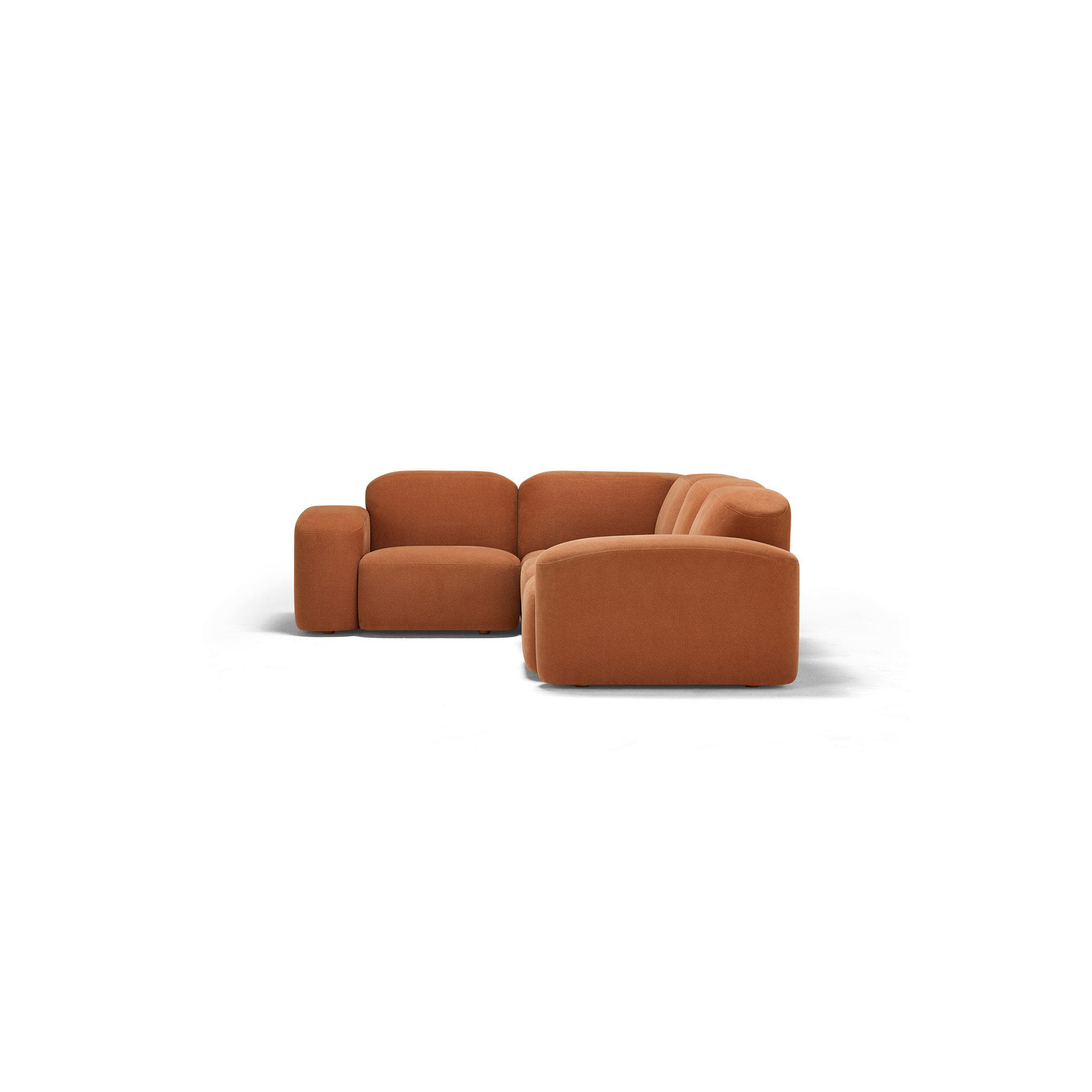 Muse 4 Piece Modular Sofa - [ Cabarita Hazel ]