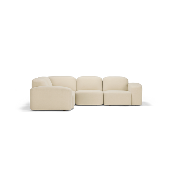 Muse 4 Piece Modular Sofa - [ Cabarita Natural ]