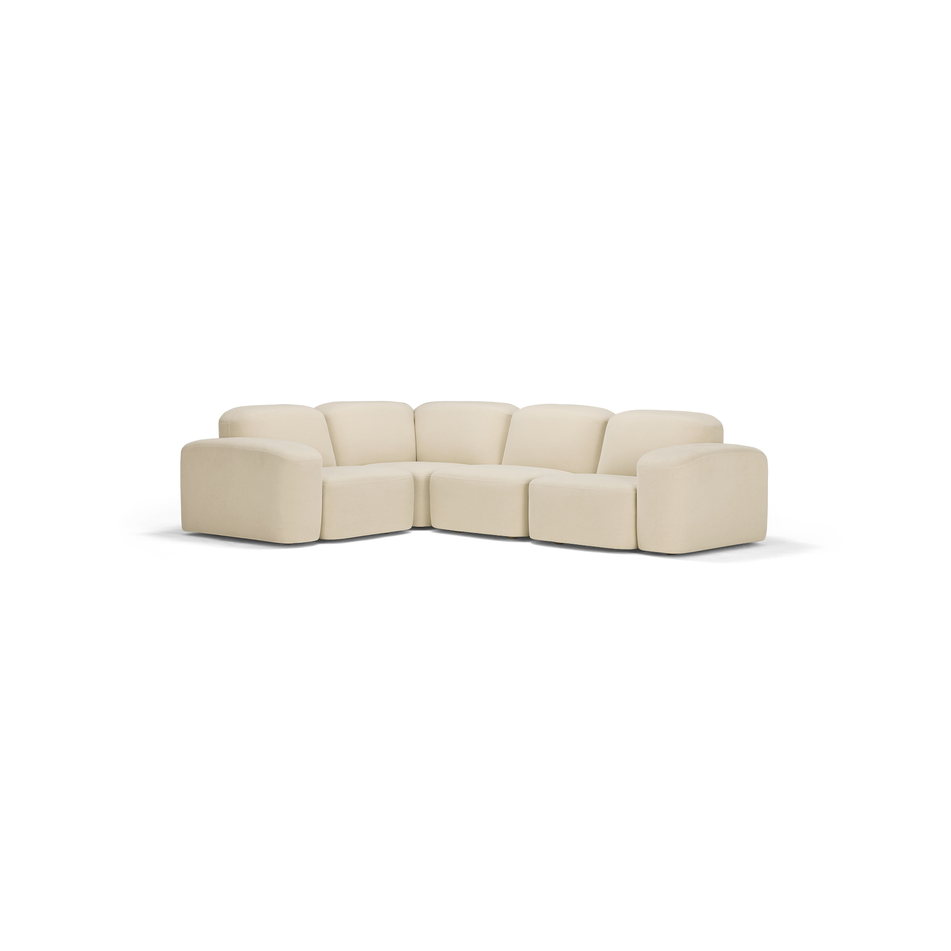 Muse 4 Piece Modular Sofa - [ Cabarita Natural ]
