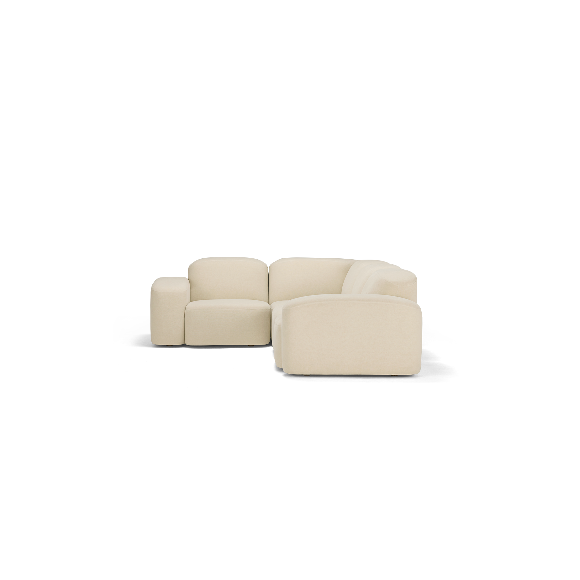 Muse 4 Piece Modular Sofa - [ Cabarita Natural ]