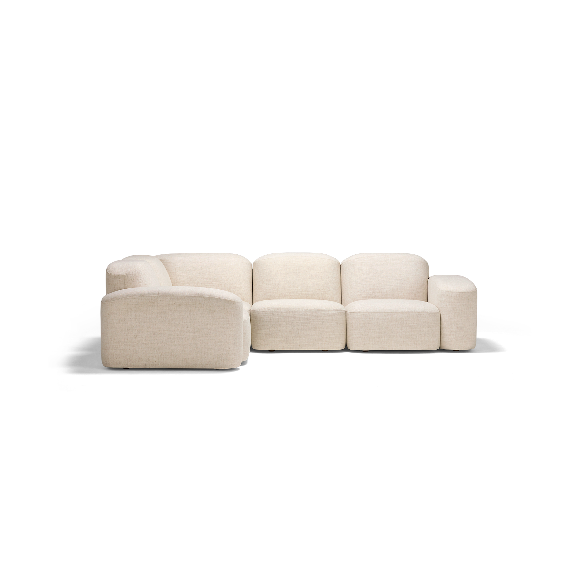 Muse 4 Piece Modular Sofa - [ Hyams Sable ]