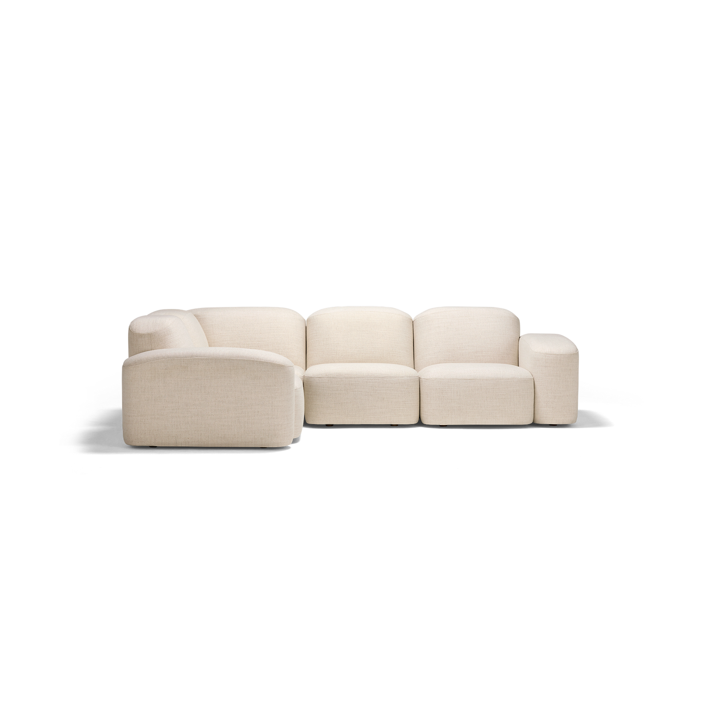 Muse 4 Piece Modular Sofa - [ Hyams Sable ]