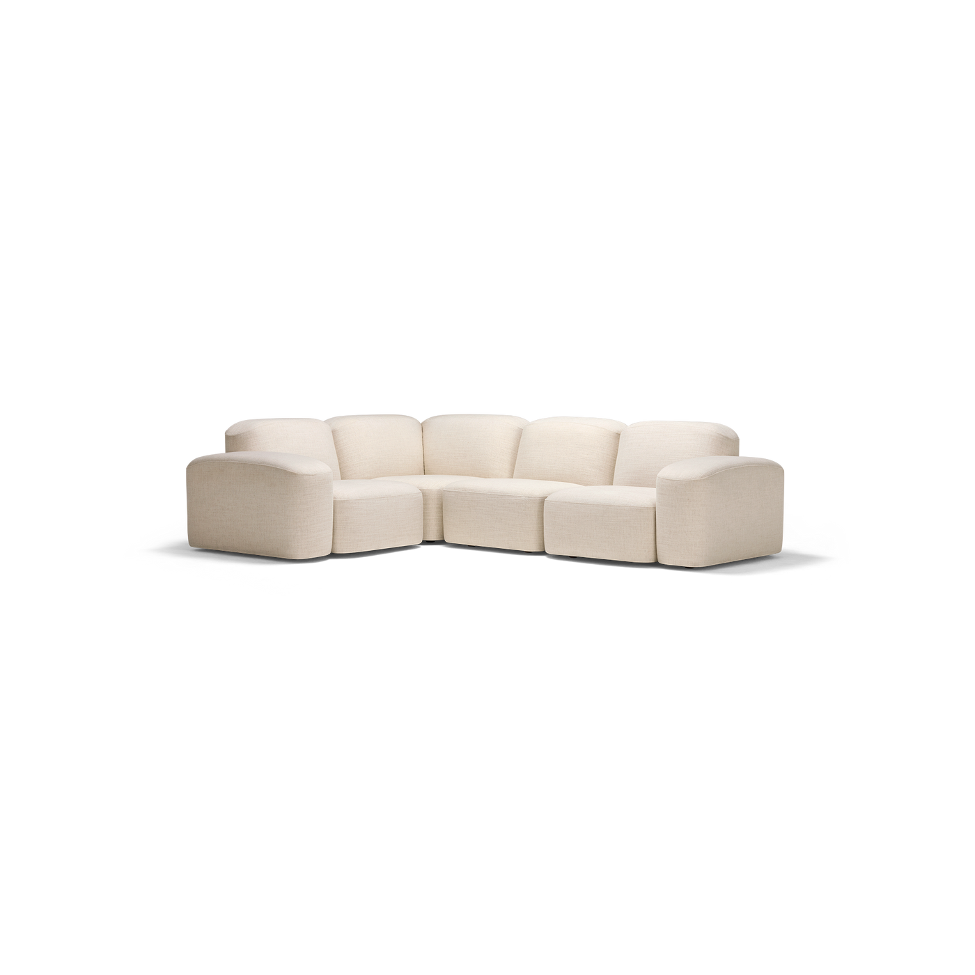 Muse 4 Piece Modular Sofa - [ Hyams Sable ]