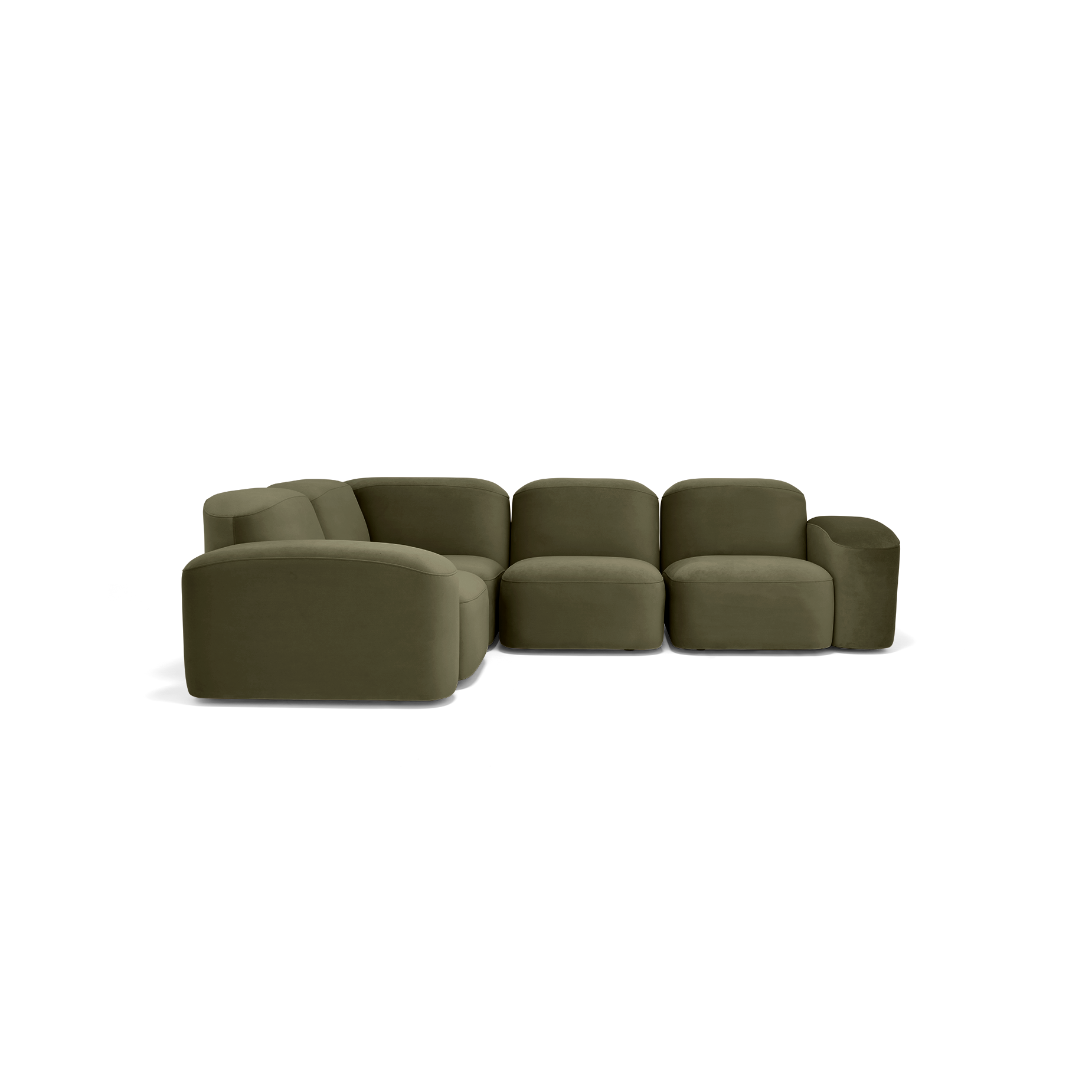 Muse 4 Piece Modular Sofa - [ Malibu Matcha ]