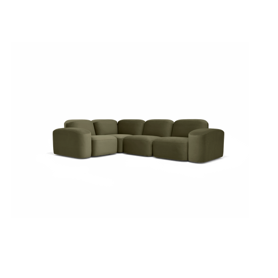 Muse 4 Piece Modular Sofa - [ Malibu Matcha ]