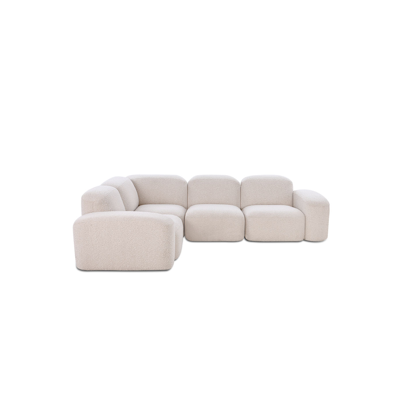 Muse 4 Piece Modular Sofa - [ Bronte La Creme ]