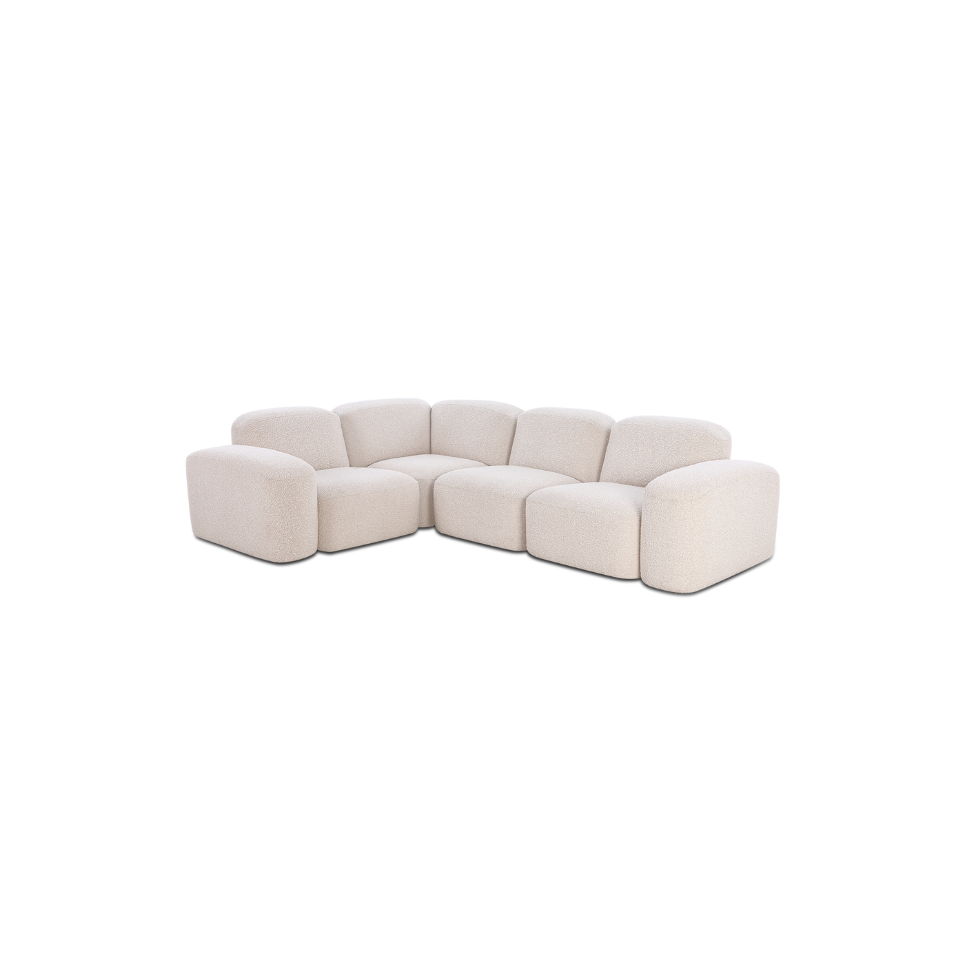 Muse 4 Piece Modular Sofa - [ Bronte La Creme ]