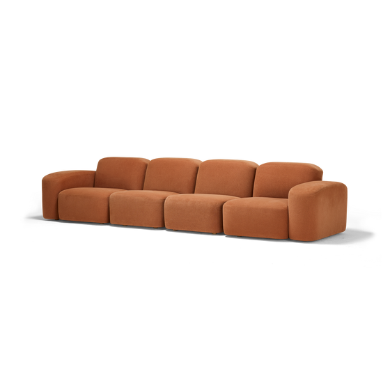 Muse 4 Seat Sofa - [ Cabarita Hazel ]