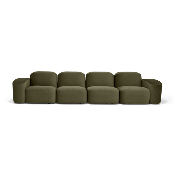 Muse 4 Seat Sofa - [ Malibu Matcha ]