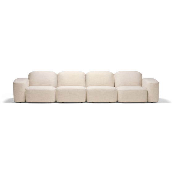 Muse 4 Seat Sofa - [ Hyams Sable ]