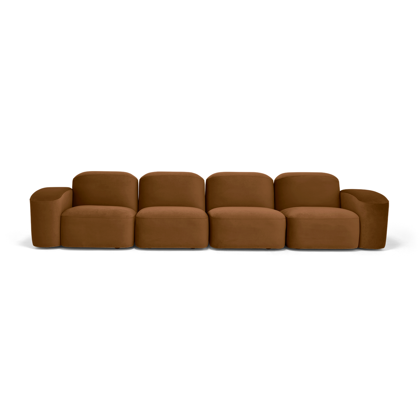 Muse 4 Seat Sofa - [ Malibu Cognac ]