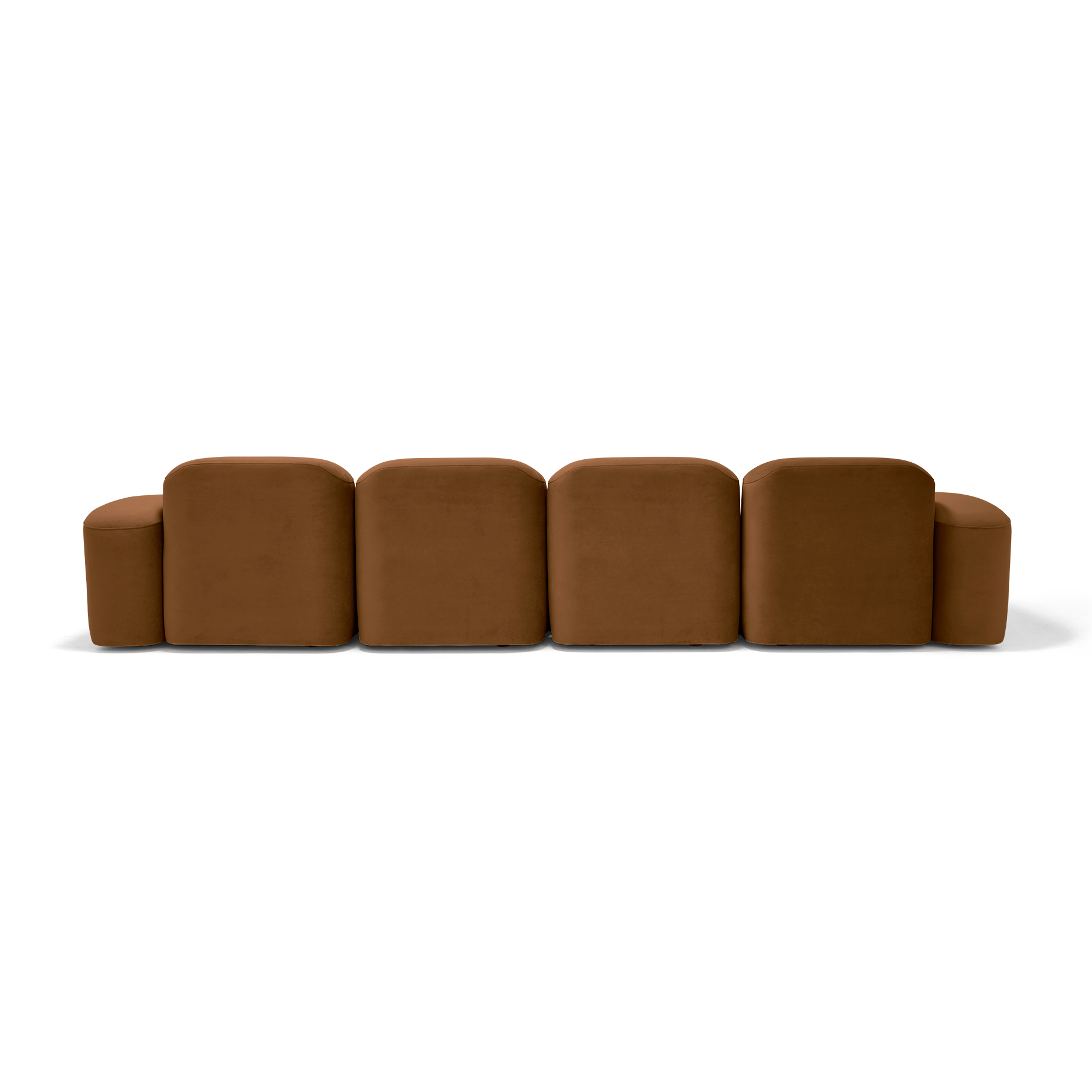 Muse 4 Seat Sofa - [ Malibu Cognac ]