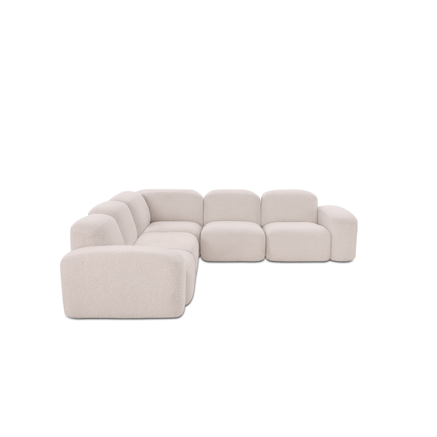 Muse 5 Piece Modular Sofa - [ Bronte La Creme ]