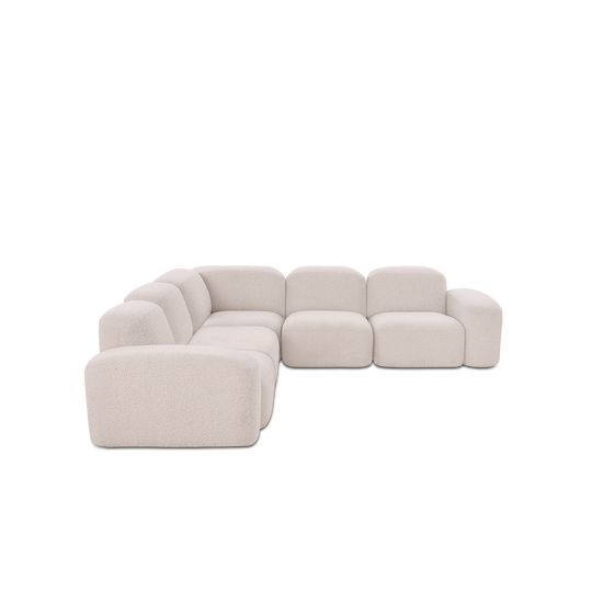 Muse 5 Piece Modular Sofa - [ Bronte La Creme ]