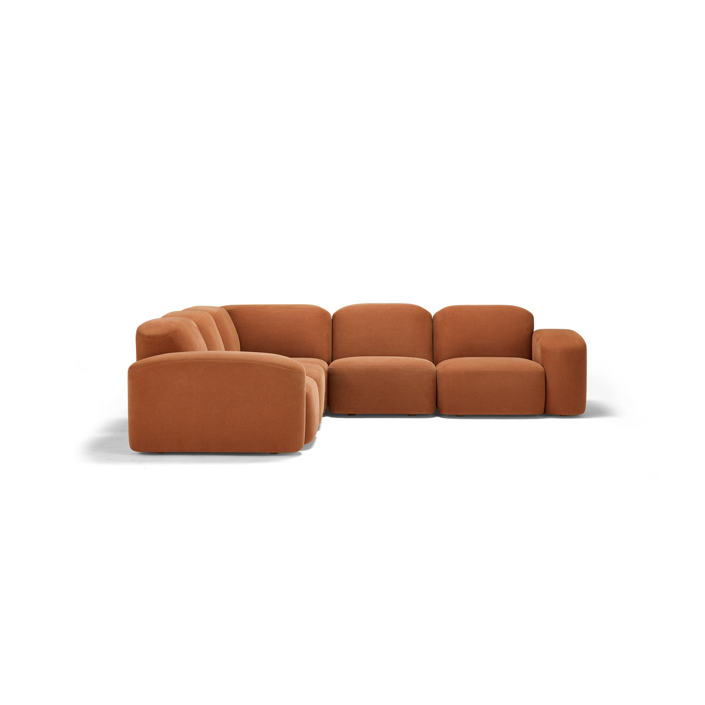 Muse 5 Piece Modular Sofa - [ Cabarita Hazel ]