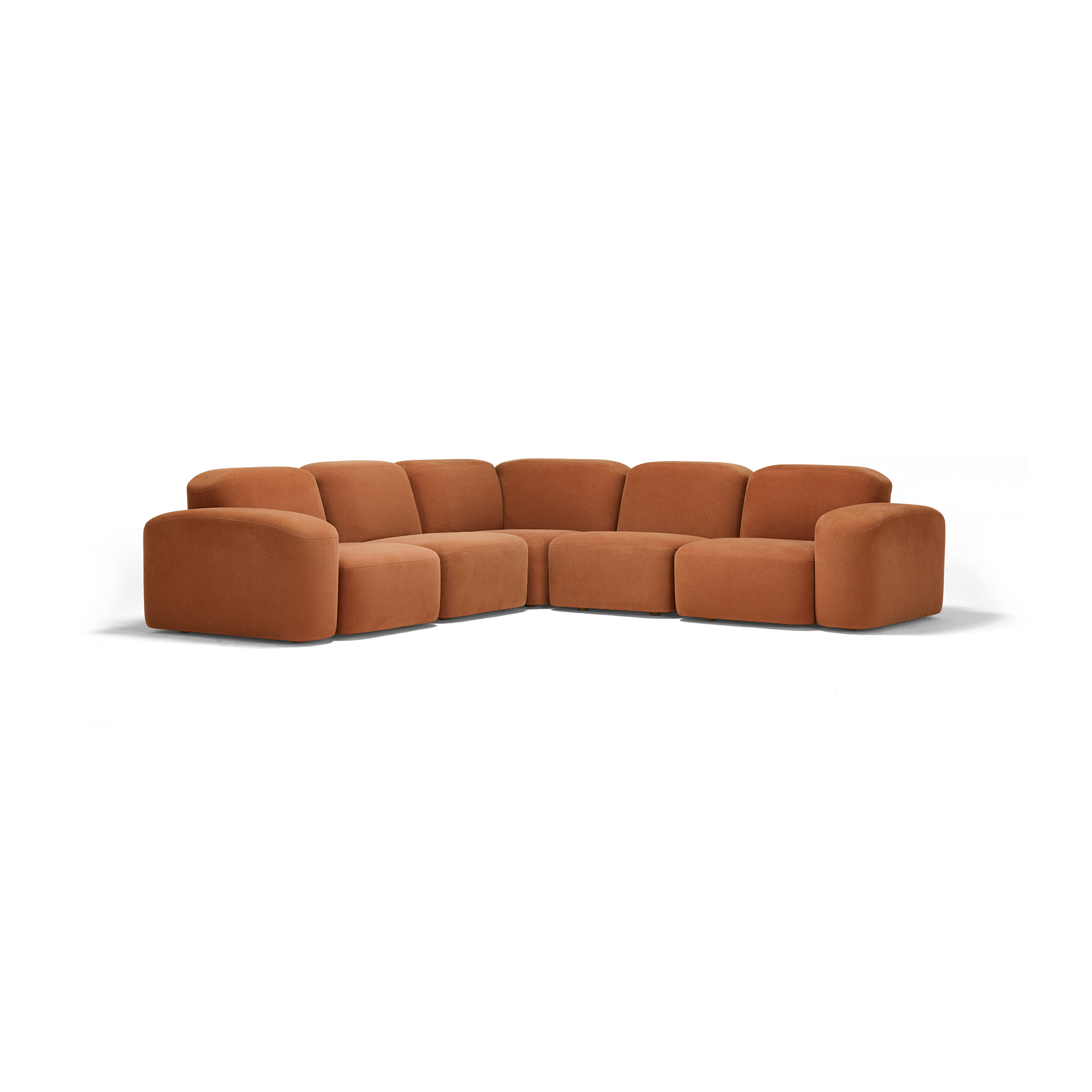 Muse 5 Piece Modular Sofa - [ Cabarita Hazel ]