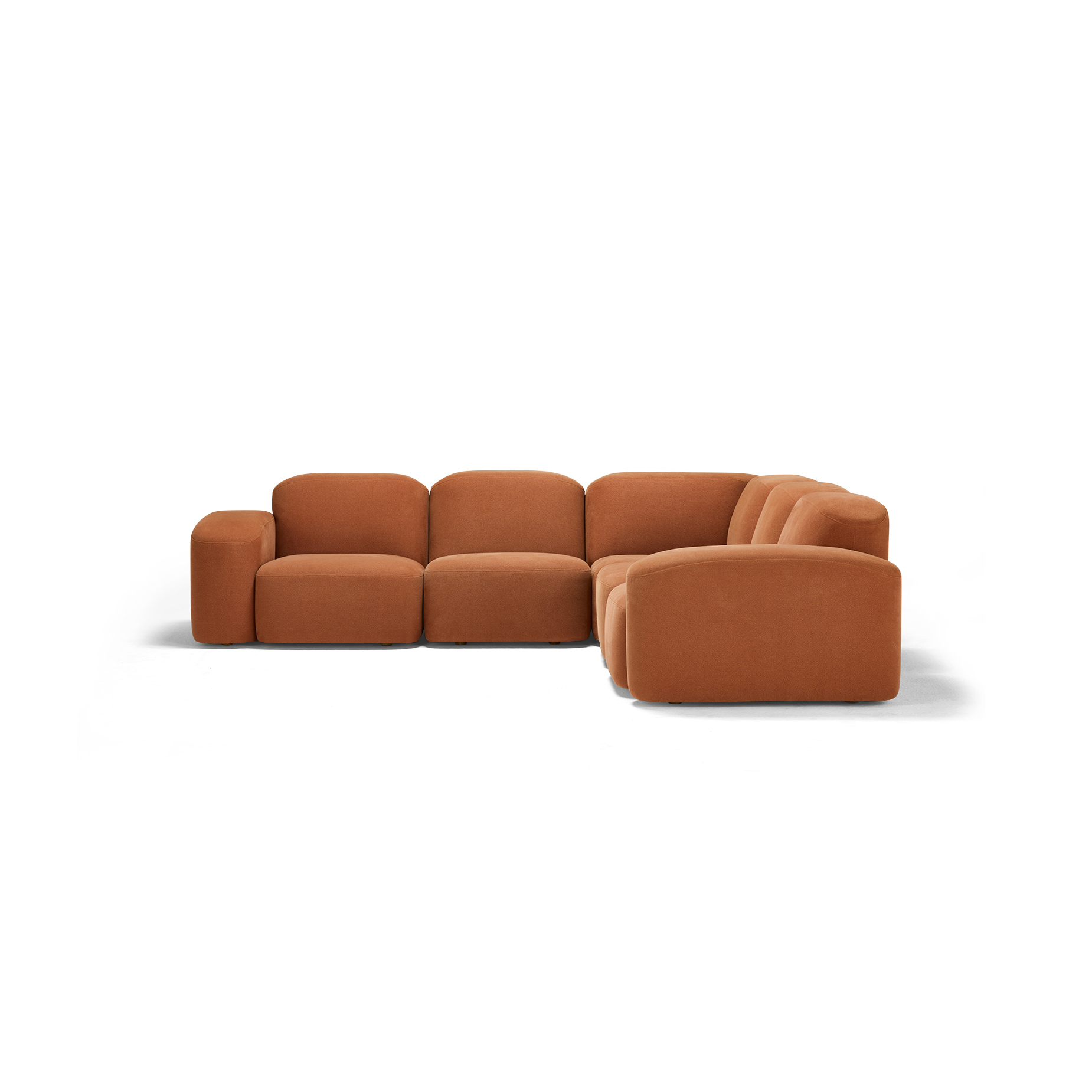 Muse 5 Piece Modular Sofa - [ Cabarita Hazel ]
