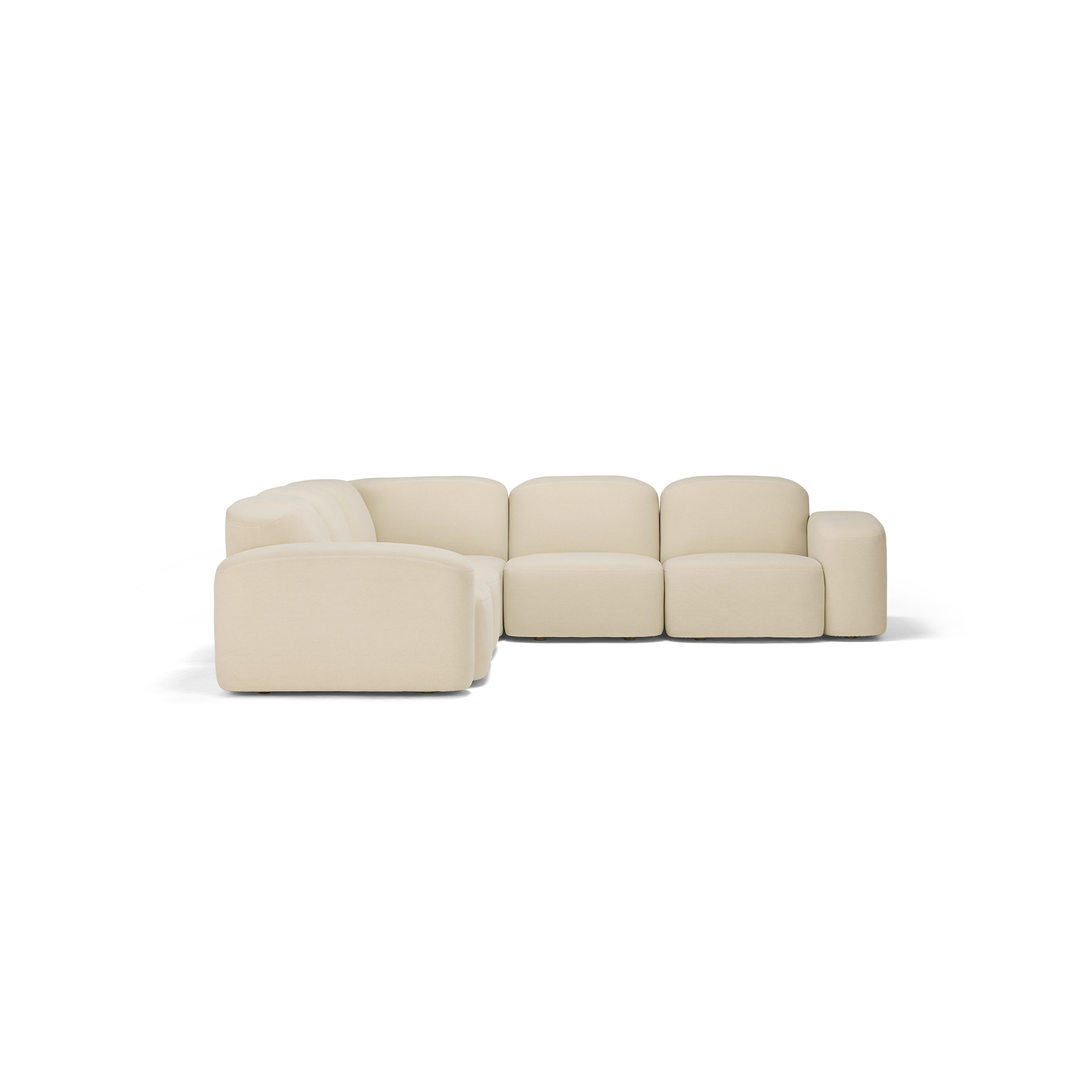 Muse 5 Piece Modular Sofa - [ Cabarita Natural ]
