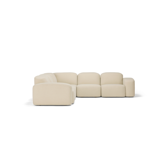 Muse 5 Piece Modular Sofa - [ Cabarita Natural ]