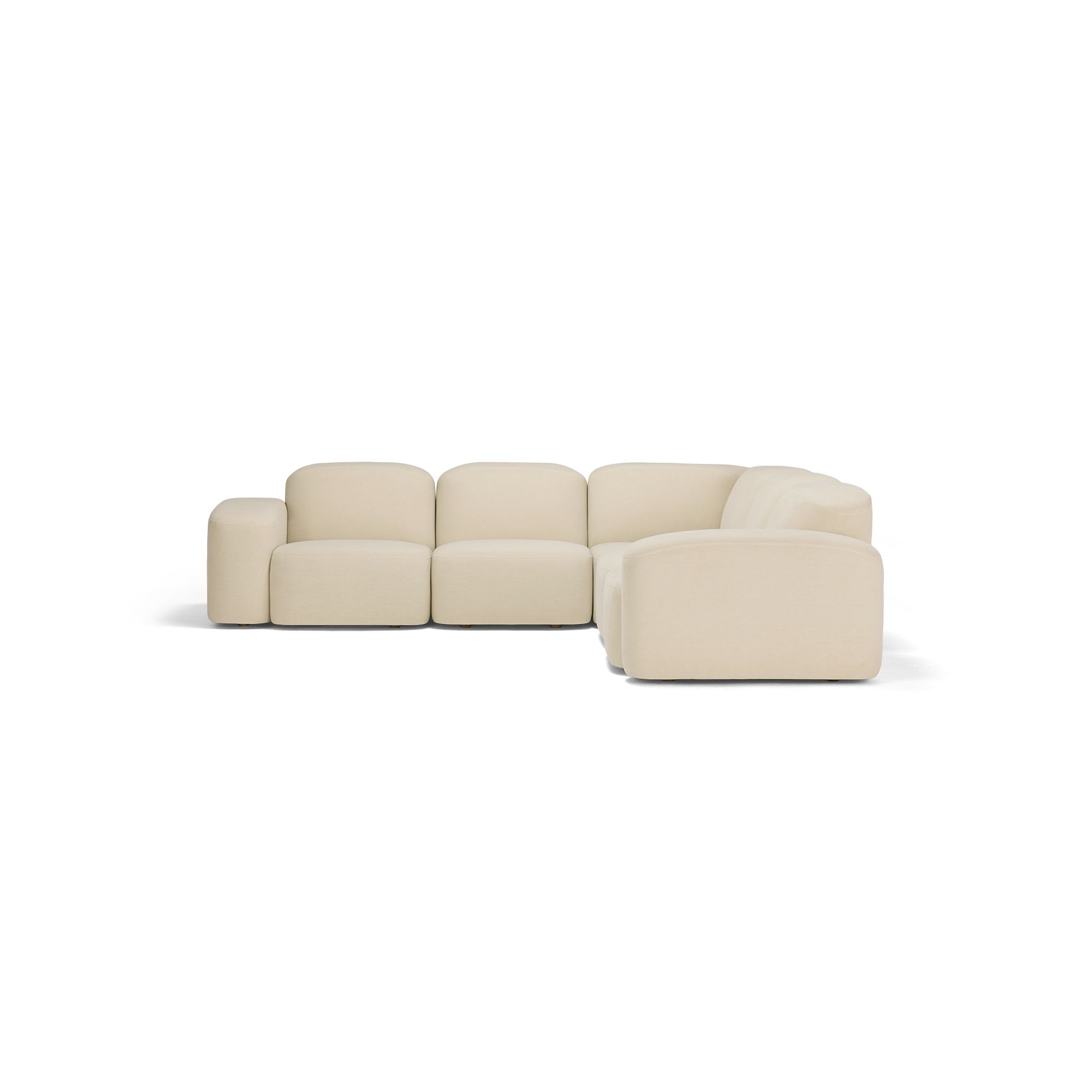 Muse 5 Piece Modular Sofa - [ Cabarita Natural ]