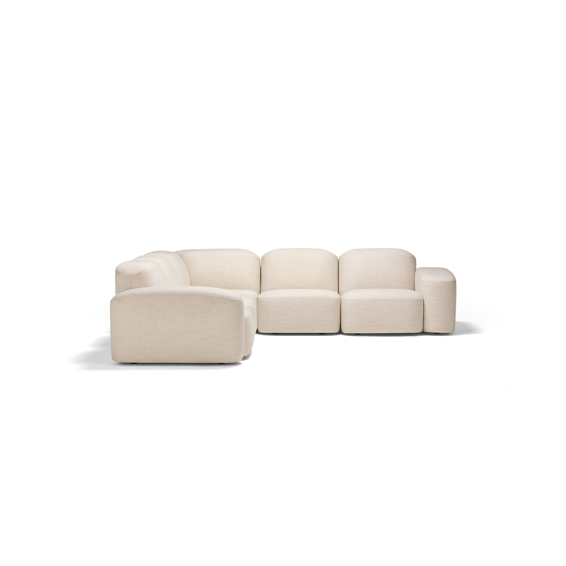 Muse 5 Piece Modular Sofa - [ Hyams Sable ]