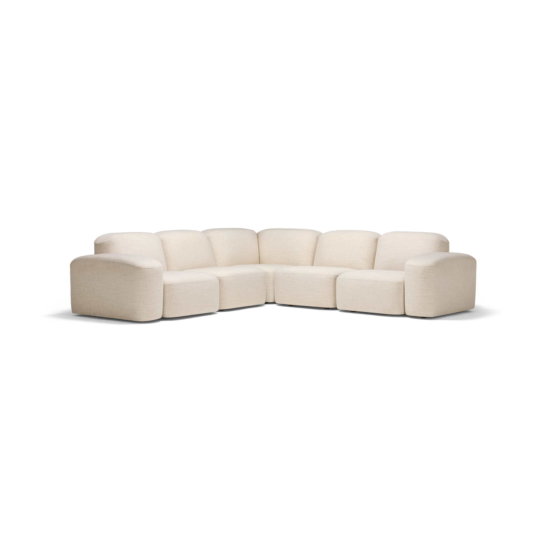 Muse 5 Piece Modular Sofa - [ Hyams Sable ]