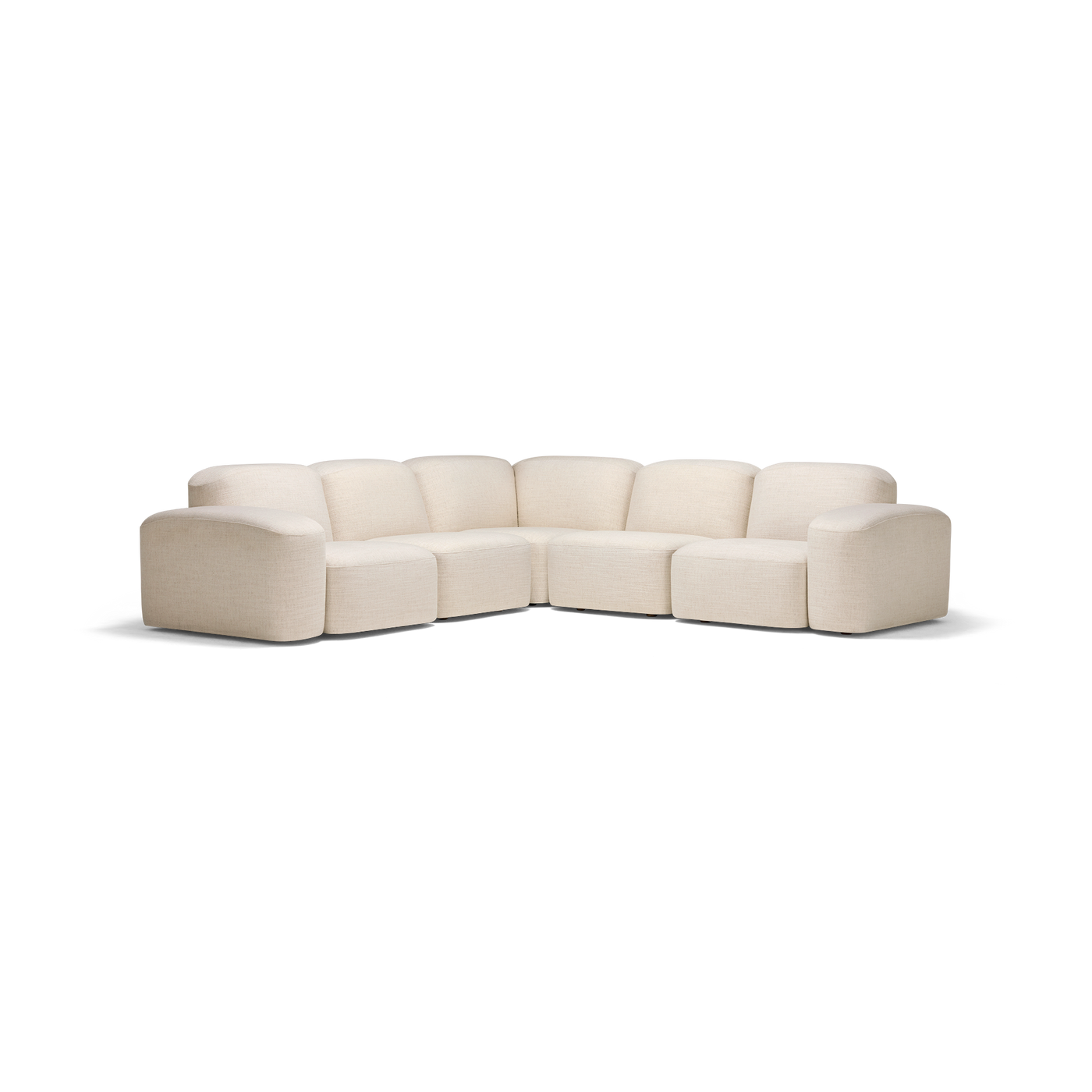 Muse 5 Piece Modular Sofa - [ Hyams Sable ]