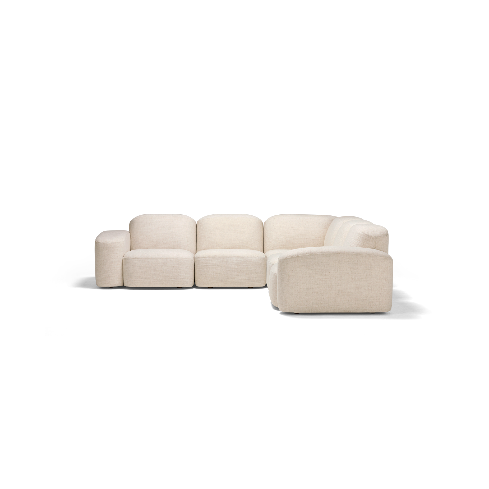 Muse 5 Piece Modular Sofa - [ Hyams Sable ]