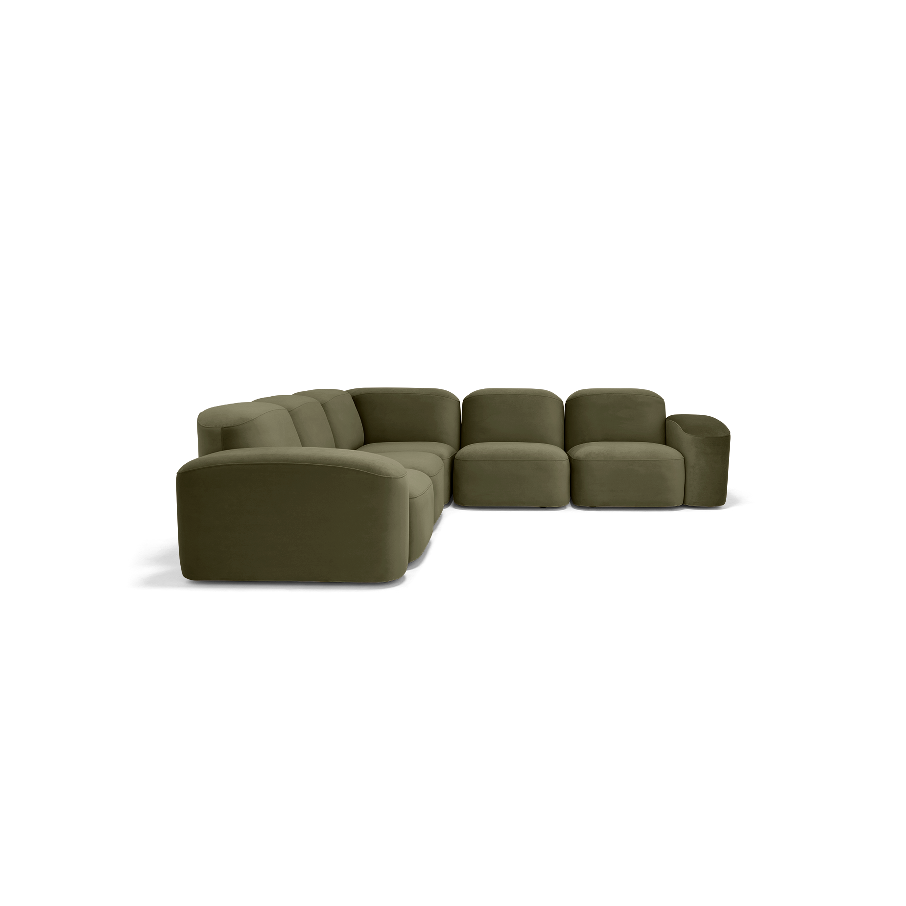 Muse 5 Piece Modular Sofa - [ Malibu Matcha ]