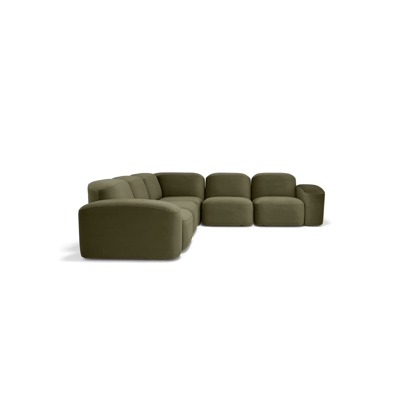 Muse 5 Piece Modular Sofa - [ Malibu Matcha ]