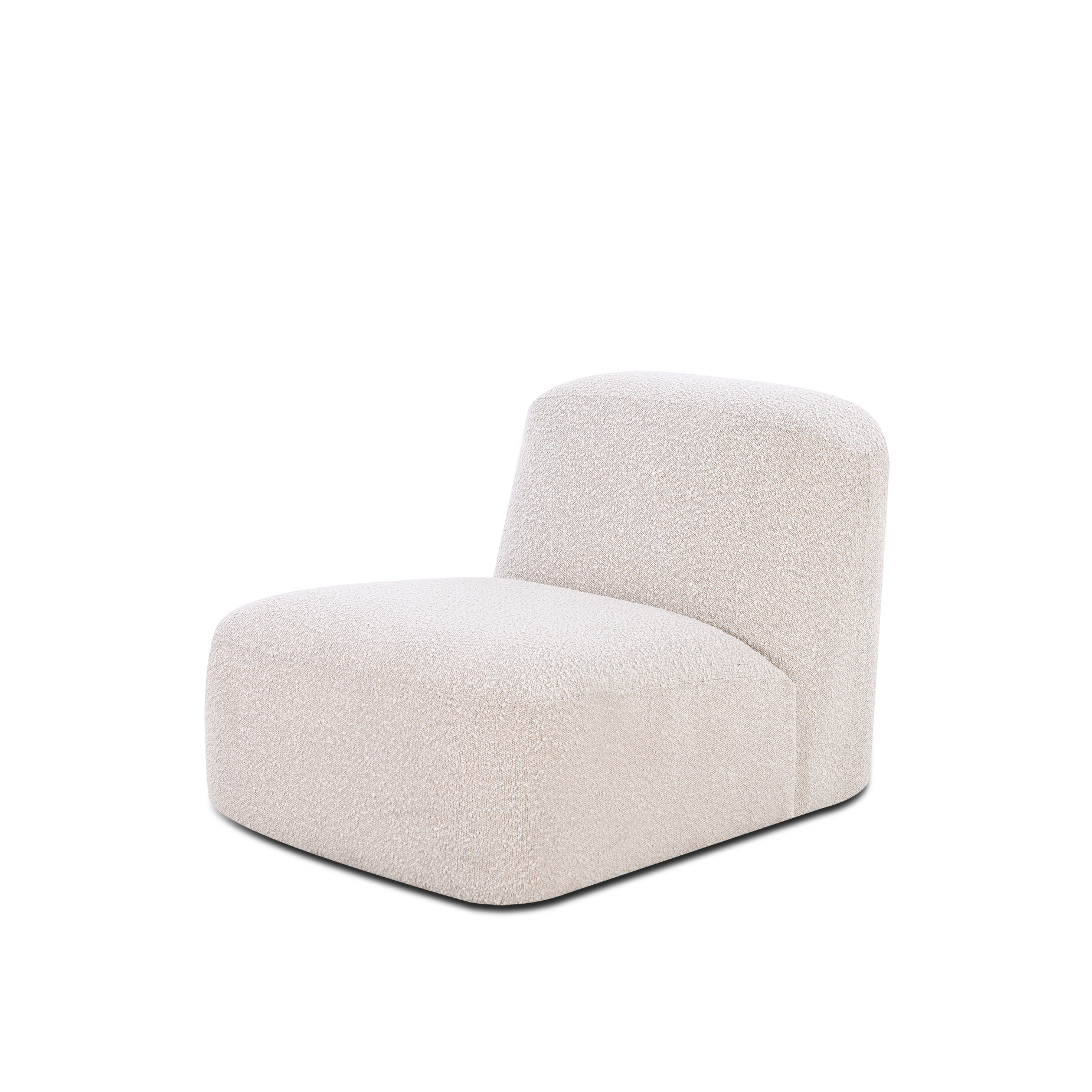 Muse Armless Modular Piece - [ Bronte La Creme ]