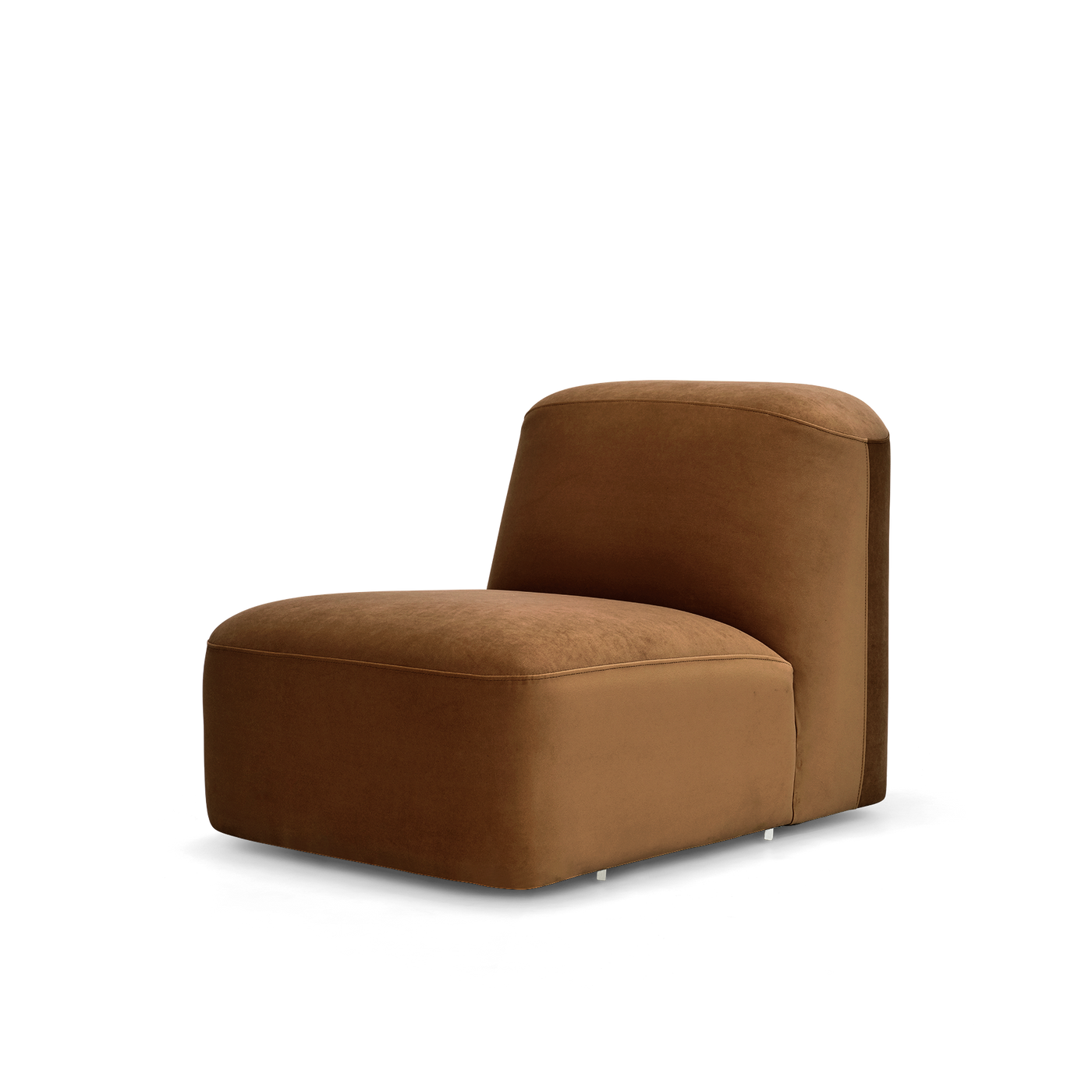 Muse Armless Modular Piece - [ Malibu Cognac ]