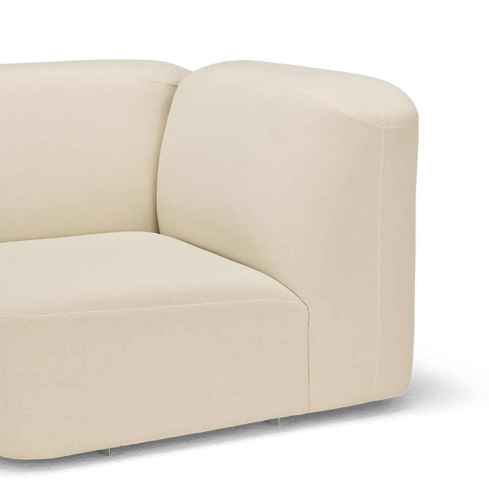 Muse Corner Modular Piece - [ Cabarita Natural ]