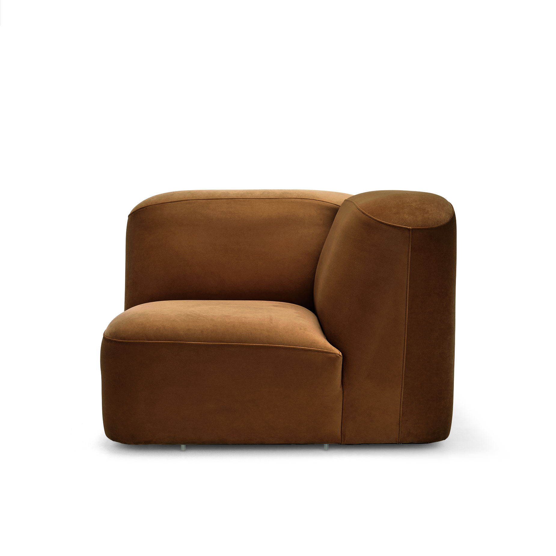 Muse Corner Modular Piece - [ Malibu Cognac ]