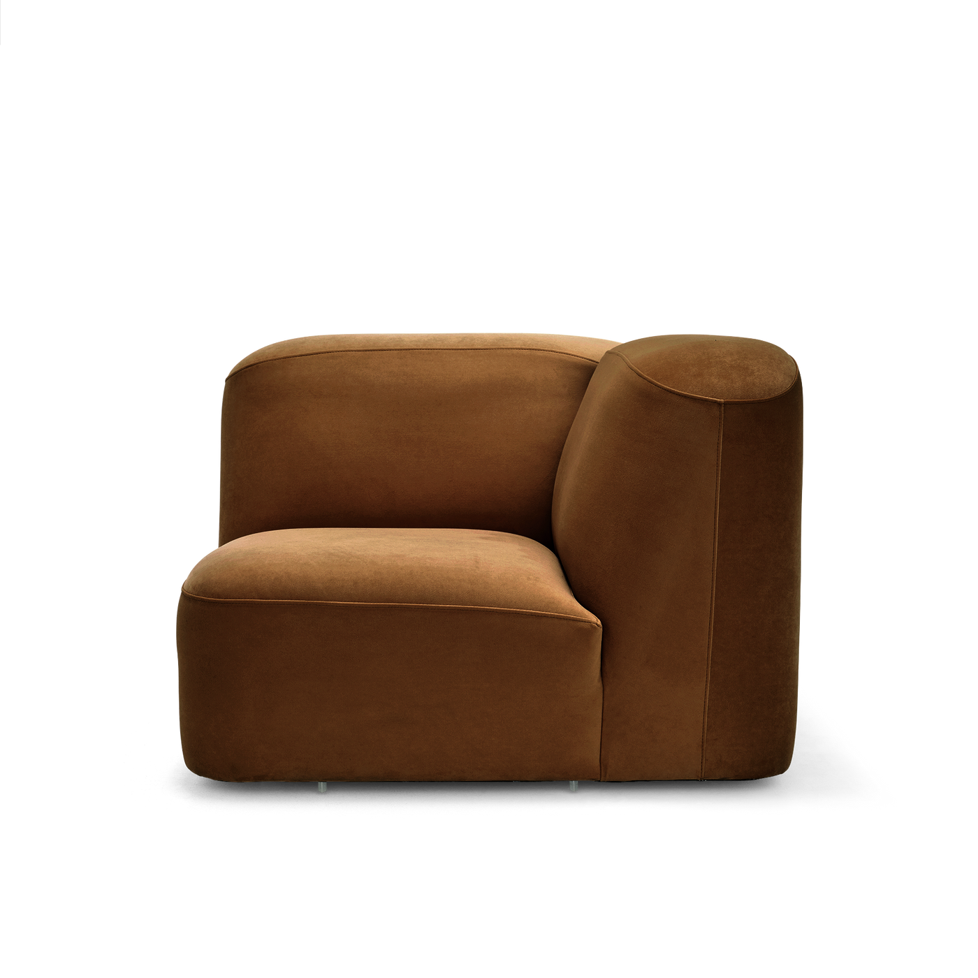 Muse Corner Modular Piece - [ Malibu Cognac ]